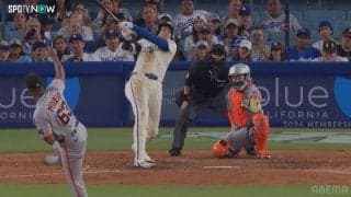 はい終わった…相手投手の“確信ガックリ”が早すぎる！大谷翔平の100マイル撃ち53号に反響続々「やっぱり規格外すぎる」