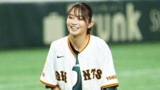「ギャップがすごい」新人女子アナに騒然　ペコリお辞儀→豪快フォームに「大物になる」