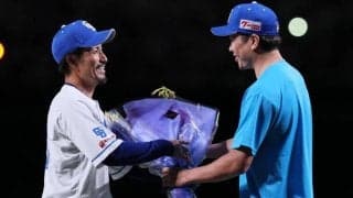 竜を長年支えた祖父江＆岡田の引退試合　対照的なスピーチに人柄やプレースタイルが滲む