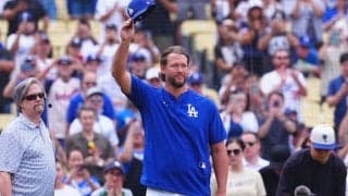 引退カーショー「全てに感謝」　本拠地最終戦前に惜別スピーチ「10月末にまた会おう」