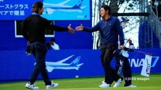 金谷拓実「少しの差で勝負は決まったと思う」　石川遼とのプレーオフ制し今季初優勝