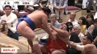まん丸巨漢の“転落危機”に力士が一致団結 「みんなで支えてくれた」素敵な光景にファンほっこり「苦笑いかわいい」