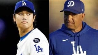 10月にあるかウルトラC「外野手・大谷翔平」　ロバーツ監督「夢物語かどうかはわからない」「可能性があることは素晴らしい」