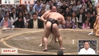 「えっ？」大相撲中継で異彩を放つ“金髪”格闘家コンビに驚き…「観戦してる！」「Tシャツ姿だけどイカつい」