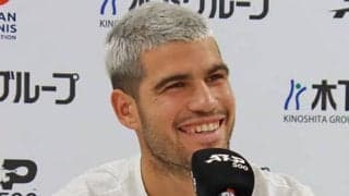  アルカラスがジャパンOPへ「優勝したい」 