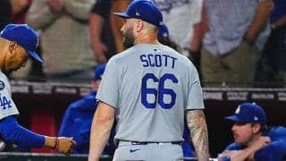 ド軍スコットが「オオタニの好投を台無し」　絶望の“10”にLAメディア落胆「また…」