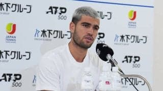 世界1位アルカラス 初来日で「トロフィーを手にしたい」[木下グループジャパンオープン]