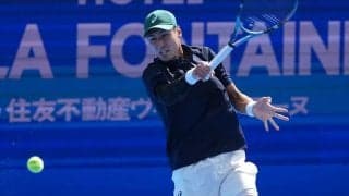 綿貫陽介 第2セット中盤で痙攣し逆転負けを喫す「倒れない限り続けたかった」[木下グループジャパンオープン]