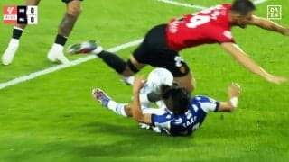 「PKないんかい！」久保建英、まさかの転倒→即復活に騒然「すごいな」「ナイスガッツ」２連続突破で決定機演出の一部始終