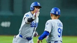 大谷翔平、自己最多タイ54号2ラン　プール飛び込み敵地騒然…トップに2本差、3度目の100打点到達