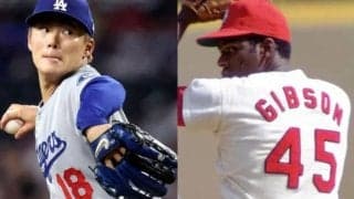 大投手ギブソンの“前人未到記録”も達成！　「エース」と化した山本由伸の進化にカーショーもCY賞受賞を力説「ヤマはスキーンズ以上だ」