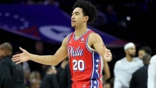 シクサーズの2年目ガード、ジャレッド・マケインが右手親指を負傷…開幕戦出場は微妙か