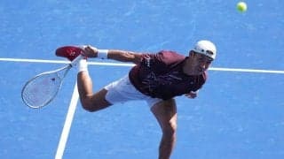 島袋将 世界74位コルダにストレートで敗れて8強ならず。終盤に追い上げるも届かず「プレッシャーがあり、硬くなった」[木下グループジャパンオープン]