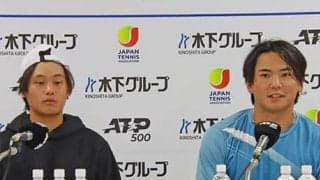  上杉/渡邉ペア惜敗「ちょっとの差」 