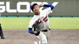 得意の変化球、低めに集めエース完投　神戸国際大付が近畿大会決める