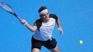 世界5位フリッツ コルダとのアメリカ勢対決を制して3年ぶりの4強「タフなスケジュールの中でも最初の3試合を勝ち抜けてよかった」[木下グループジャパンオープン]