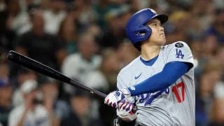 大谷翔平、自己＆球団最多更新の55号 最終戦でキング争い1本差肉薄 2戦ぶり豪快弾に敵地騒然