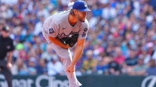 引退カーショーに敵地ファン総立ち　6回途中7K無失点で11勝目権利、大谷も拍手