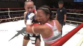 「女子の試合ではない倒れ方」女子キック、衝撃のカウンターKO 終了間際の劇的決着に識者も驚き