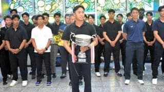 愛媛マンダリンパイレーツが独立リーグ日本一　松山でファンらが祝福