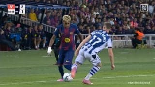 「バケモノ」神童ヤマル、衝撃のボールタッチで相手守備陣を翻弄「どうやって抜いたの？」左足エラシコで圧巻“股抜き縦突破”の瞬間