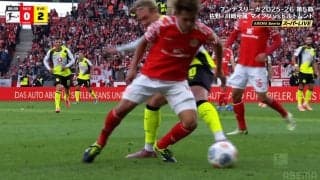 超絶技巧に騒然！ 佐野海舟の“華麗ルーレット”が「化け物かよ」「もはや怖い」「うますぎる」ドルトムントMFを翻弄した瞬間