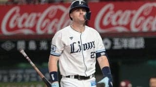 西武がネビンを抹消…前日に21号、最多安打でリーグトップに　1年目に存在感