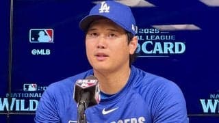 大谷翔平、弾丸＆特大アーチ「どちらも良さがある」　2HRで地区S王手に貢献…試合後の一問一答
