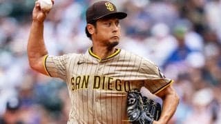 ダルビッシュ、自己最短1回0/3で無念の降板　WCS3戦目に先発も2失点…鈴木誠也に痛烈二塁打