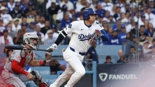 球場騒然！ 大谷翔平、爆速ヒットで“絶叫”「勝ち確定演出」「気合入ってる」高速ゴロ→相手野手陣の間をブチ破る「大谷さんの執念を感じる」