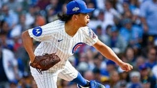 今永昇太が「真似したやろ笑」　報道陣に囲まれながら突然…ファン発見の爆笑シーン