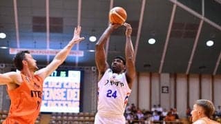 B2開幕戦は福岡が逆転勝利…バーレルがダブルダブルの活躍、静岡は黒星発進