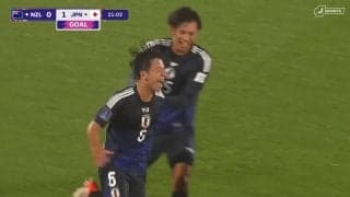 「なにそれ！」U-20日本代表、大学生MFの逆足スーパーミドルで先制点「師匠・小笠原満男ばり」「シュート前の切り替えがよかった」