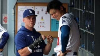 大谷の“デビュー”4時間前…ド軍の朗報に「マジか」　早朝の日本が安堵した相棒の「100」