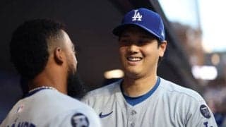 テオスカー逆転弾で大谷翔平に勝ち投手の権利　2回“拙守”も挽回3ラン！敵地は沈黙　7回グラスノーがリリーフ登板で無失点