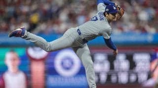 なんで…！？ 大谷翔平の魔球で“異変”「ヤバいな」「ドン引きやん」マン振り三振→相手打者のリアクションが話題に「首傾げてる」