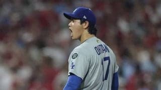 どうした…！？ 大谷翔平、投球後に“まさかの光景”「痺れる」「ヒリヒリするな」奪三振直後に感情爆発… ファン騒然「勝ち確定演出」