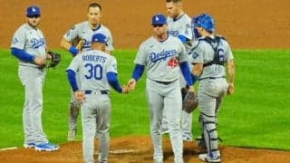 ド軍、トライネンが1死も取れずKO　3点リード→1点差に…ロバーツ監督堪らず投手交代