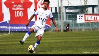 目指すは“盟友”とのプレミア制覇。鹿島アントラーズユース不動の右サイドバック・朝比奈叶和がピッチに立ち続けている理由　高円宮杯プレミアリーグEAST流通経済大柏高校×鹿島アントラーズユースマッチレビュー