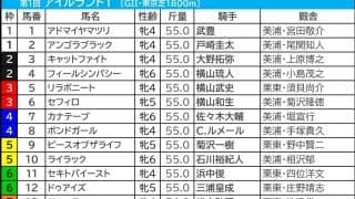 【アイルランドT／枠順】“最多5勝”の好枠にボンドガールとカナテープ、頭で狙いやすいのは……「外枠伏兵にも要警戒」