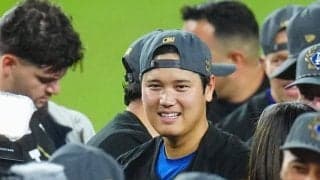 大谷翔平が「やばい今の！　やっば!!」　“溺れ”かけて大慌て…素の表情にX歓喜「幸せ」