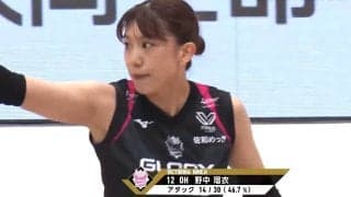 「カワイイだけじゃダメ？」話題の美女バレー選手、“速すぎる”スパイクが相手の顔面を直撃「すっ…速い」破壊力に放送席絶句