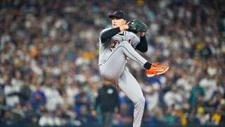 打者ドン引き！タイガース最強左腕が「恐ろしい」13奪三振の“異次元投球”… 60発男を“マン振り三振”で大絶叫「意味わからん」