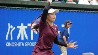 日比野菜緒、世界49位ダニロビッチに善戦もフルセットで敗れて初戦敗退[木下グループジャパンオープン]