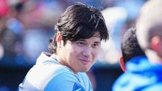 決戦前日、大谷翔平が“悪ガキ”発動　至近距離で捉えた1枚にSNS注目「歌舞伎俳優みたい」