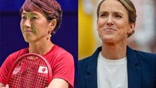  杉山愛 元女王エナンと練習 