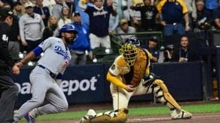 米放送局も「見たことがない」　ド軍好機を阻んだ“8-6-2”に困惑「クレイジーなプレー」