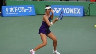 柴原瑛菜 世界41位に完敗で初戦突破ならず「自分の良いところを出せなかった」[木下グループジャパンオープン]