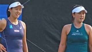  内島萌夏/穂積絵莉ペア 8強ならず 