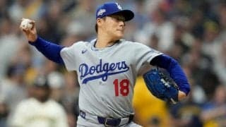 ドジャースが2連勝　山本由伸が完投、日本選手初　大谷翔平に適時打